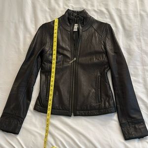 Calvin Klein biker leather jacket